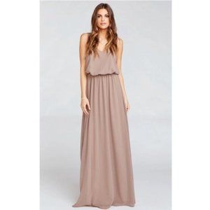 Show Me Your Mumu Kendall Maxi Dress X-Small Dune